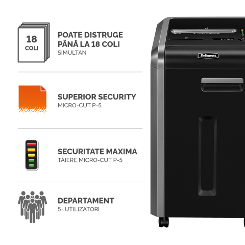 Distrugator documente 225mi microshred fellowes [1]