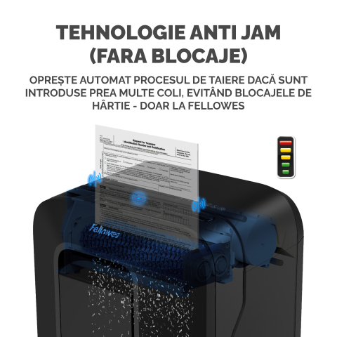 Distrugator documente lx211 micro-cut negru fellowes [3]