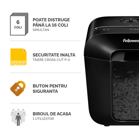 Distrugator documente lx25 cross-cut fellowes [1]