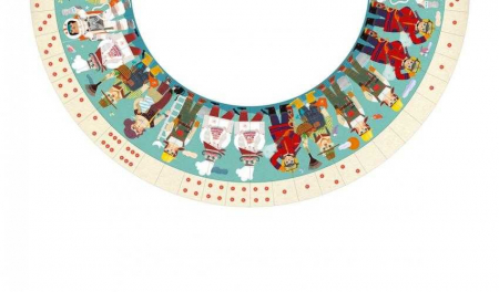 Domino circular cu 28 piese si 7 personaje, Londji, varsta 3 - 6, 6 - 9 ani, Baiat, Fata [1]