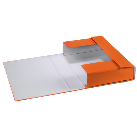 Birotică și Papetărie - Dosar A4 cu elastic din carton laminat lucios, portocaliu (25x35x7), copii varsta 
