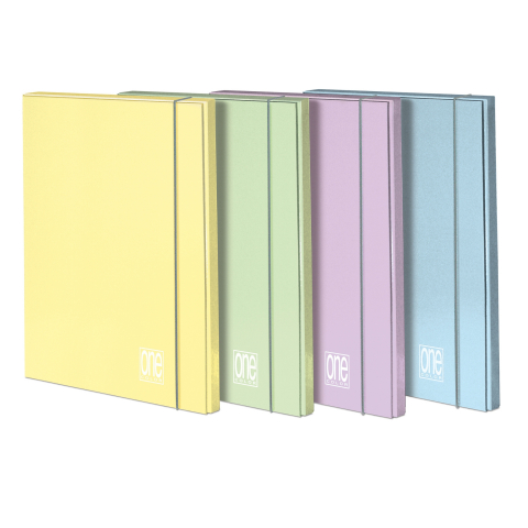 Birotică și Papetărie - Dosar A4 cu elastic din carton laminat mat - Pastel One Color (26×35 cm), copii varsta 