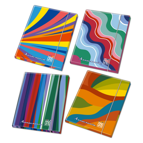 Birotică și Papetărie - Dosar A4 cu elastic din carton lucios plastificat - Armocromie (26×35 cm), copii varsta 