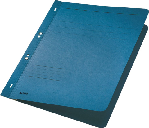 Organizare, arhivare, prezentare - Dosar carton capse 1/1 albastru  leitz