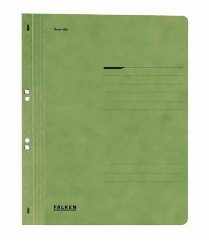 Birotică și Papetărie - Dosar carton capse 1/1 verde falken/exacompta