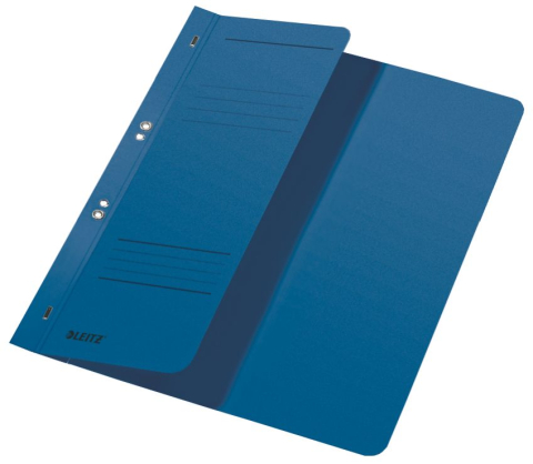 Organizare, arhivare, prezentare - Dosar carton capse 1/2 albastru  leitz