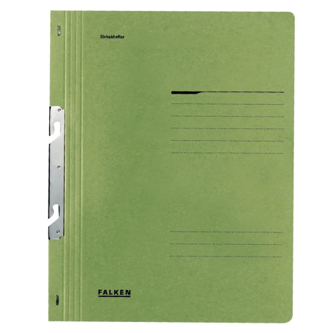 Birotică și Papetărie - Dosar carton incopciat 1/1 verde falken/exacompta