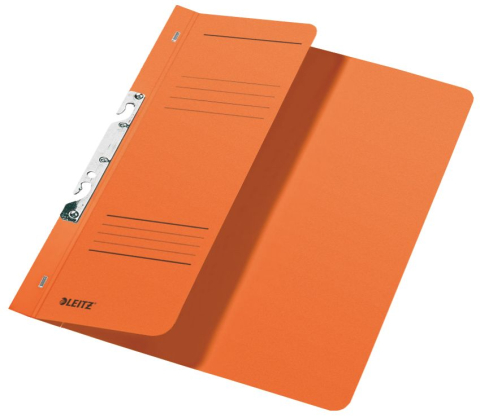 Organizare, arhivare, prezentare - Dosar carton incopciat 1/2 portocaliu leitz