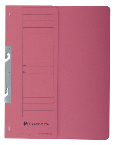 Organizare, arhivare, prezentare - Dosar carton incopciat 1/2 rosu exacompta