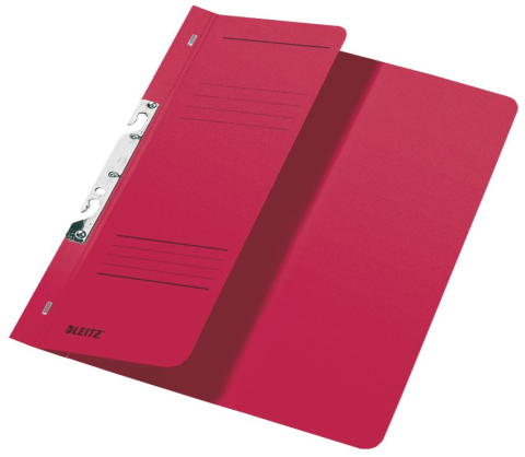 Organizare, arhivare, prezentare - Dosar carton incopciat 1/2 rosu leitz