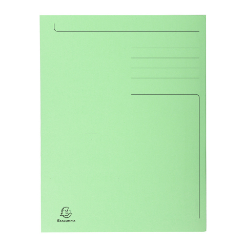 Organizare, arhivare, prezentare - Dosar carton plic verde exacompta