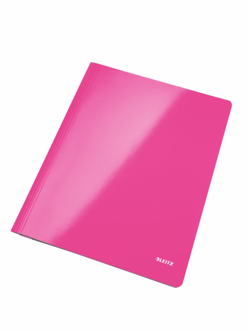 Organizare, arhivare, prezentare - Dosar carton sina roz metalizat wow leitz