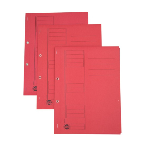 Birotică și Papetărie - Dosar incopciat 1/1, cu capse STIL,set x 50buc, rosu