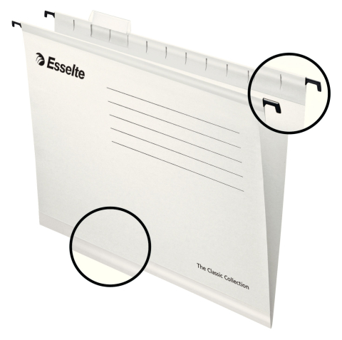 Dosar suspendabil alb standard pendaflex esselte [1]