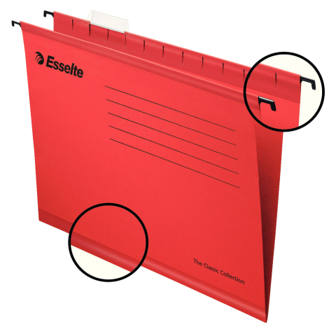 Dosar suspendabil rosu standard pendaflex esselte [1]