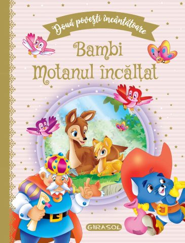 Cărți Educative, Activități - Doua povesti incantatoare: Bambi/Motanul incaltat