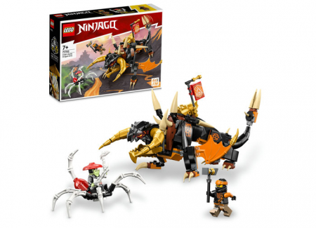 LEGO Ninjago - Dragonul de pamant EVO al lui Cole, varsta de la 7 ani la 13 ani