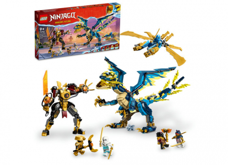 LEGO Ninjago - Dragonul Elemental vs. Robotul Imparatesei, varsta de la 9 ani la +15 ani