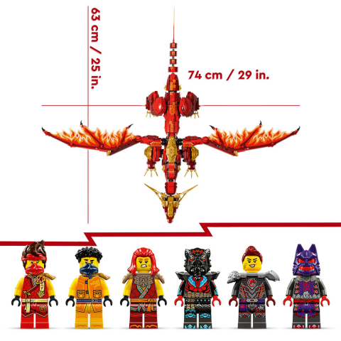Dragonul-sursa al miscarii cod lego 71822, varsta de la 12 ani la +15 ani [6]
