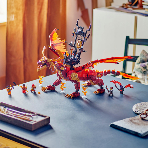 Dragonul-sursa al miscarii cod lego 71822, varsta de la 12 ani la +15 ani [4]