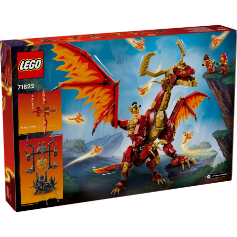 Dragonul-sursa al miscarii cod lego 71822, varsta de la 12 ani la +15 ani [1]