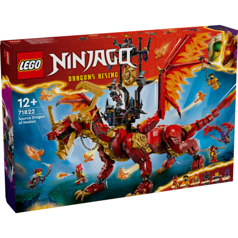LEGO® - Dragonul-sursa al miscarii cod lego 71822, varsta de la 12 ani la +15 ani
