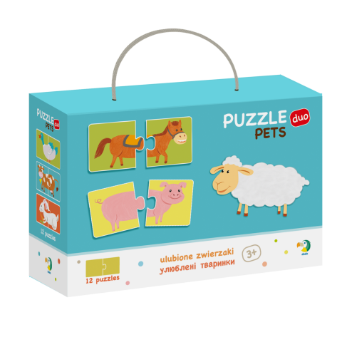 Jucării și Jocuri pentru copii - Duo Puzzle - Ferma (2 piese)