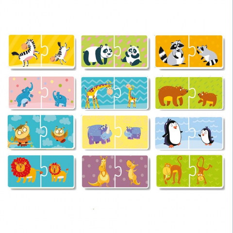 Duo Puzzle - Mama si puiul (2 piese) [1]
