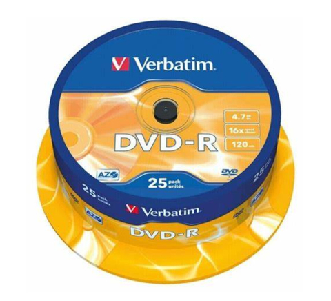 Alte Accesorii IT - Dvd-r 25/set verbatim 4.7gb 16x 43522