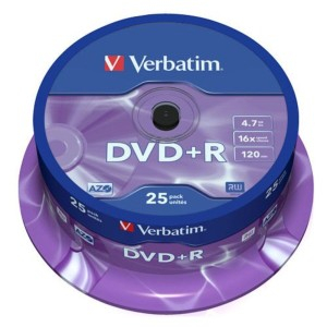 Periferice IT - Dvd-r verbatim 4.7gb 16x 25/pa  50/pa 50 buc