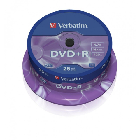 DVD+R Verbatim 43500, 4.7GB / 120min, 16x, set 25 buc [2]
