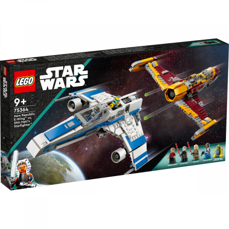 LEGO® - E-Wing al Noii Republici vs Starfighter-ul lui Shin Hati, varsta de la 9 ani la +15 ani
