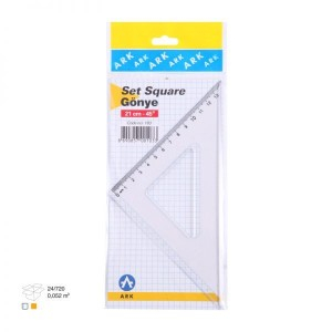 Rechizite Școlare - Echer 21 cm 45/45 ark 103e