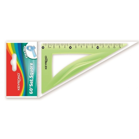 Echer Keyroad KR970958, 14cm, 30 grade, 60 grade, plastic, diverse culori [1]