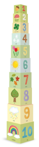 Jucării și Jocuri pentru copii - Eco-Blocks - Natura si numerele