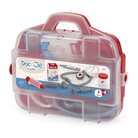 Jucării și Jocuri pentru copii - Ecoiffier set doctor 25.5cm copii varsta 1 an - 7 ani