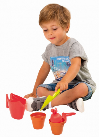 Ecoiffier set roaba cu masina de tuns iarba  [2]
