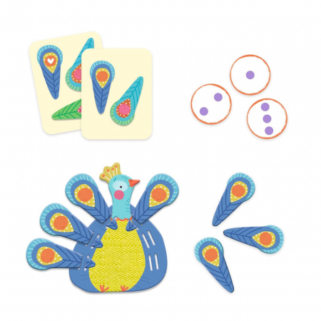 Primo ludo, Joc pentru a invata cifre si sa numere, Djeco, varsta 1 - 3 ani, Baiat, Fata [1]