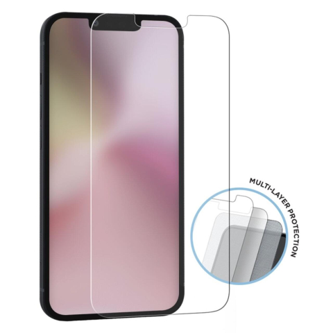 Laptop, Tablete & Telefoane - Eiger Folie Clear Triflex H.I.T GRS  iPhone 17e / iPhone 16e / iPhone 14 / iPhone 13 / iPhone 13 Pro, pachet de 2 buc, Clear