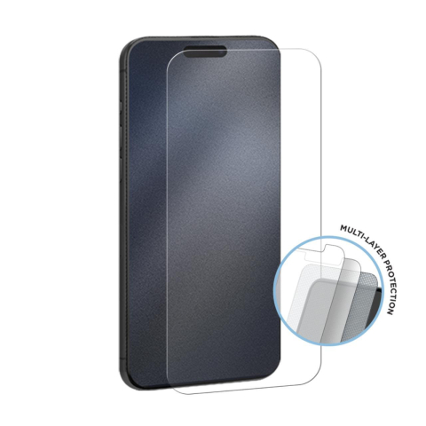 Eiger Folie Clear Triflex H.I.T iPhone 16 Pro Clear pachet de 2 buc [1]