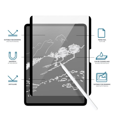 Laptop, Tablete & Telefoane - Eiger Folie Mountain Sketch iPad Air 11 (2024)/ 10.9 (10th Gen) Clear