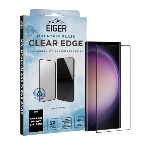 Eiger Folie Sticla 3D Mountain Glass GRS Samsung Galaxy S24 Ultra Clear [3]