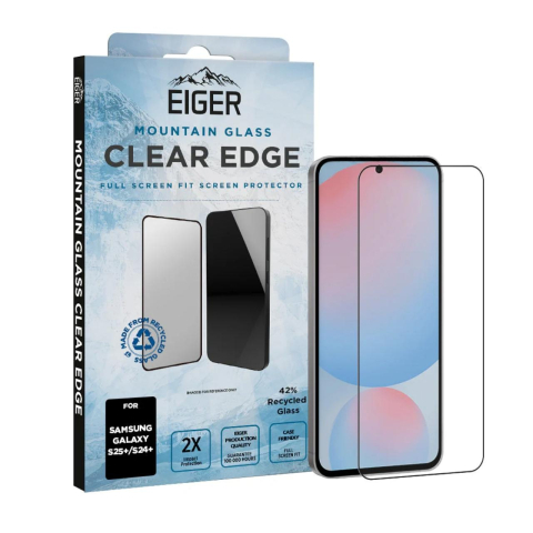 Eiger Folie Sticla 3D Mountain Glass GRS Samsung Galaxy S25 Plus / S24 Plus Clear [3]