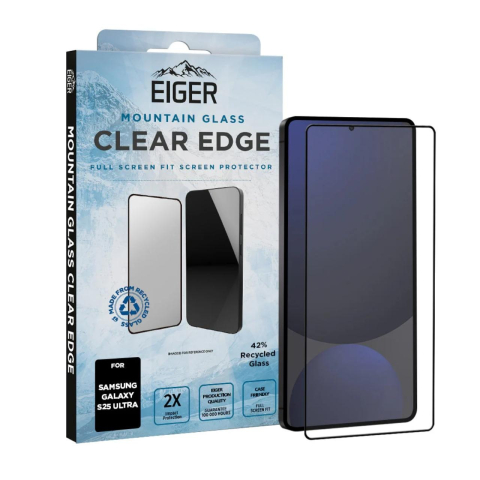 Eiger Folie Sticla 3D Mountain Glass GRS Samsung Galaxy S25 Ultra Clear [3]