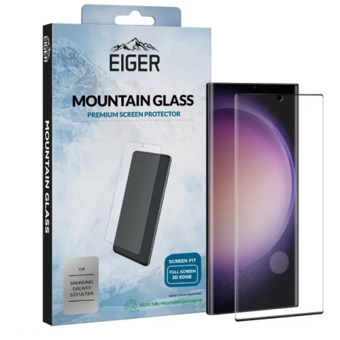 Eiger Folie Sticla 3D Mountain Glass Samsung Galaxy S23 Ultra Clear [3]