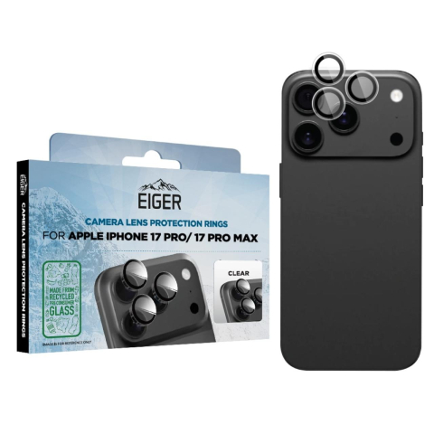 Eiger Folie Sticla Camera 3D Mountain Glass GRS iPhone 17 Pro/ 17 Pro Max Clear [2]