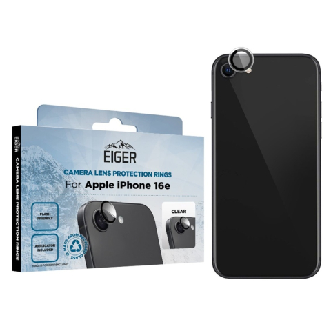 Eiger Folie Sticla Camera 3D Mountain Glass GRS iPhone 17e /iPhone 16e Clear [2]