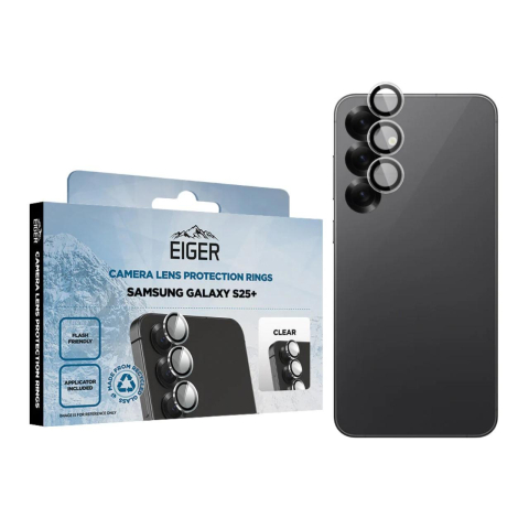Eiger Folie Sticla Camera 3D Mountain Glass GRS Samsung Galaxy S25 Plus Clear [2]