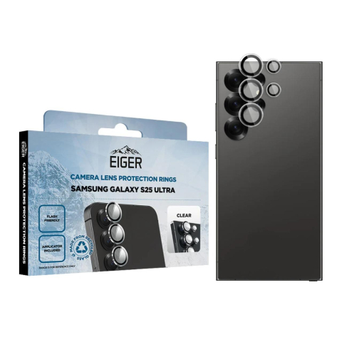 Eiger Folie Sticla Camera 3D Mountain Glass GRS Samsung Galaxy S25 Ultra Clear [2]