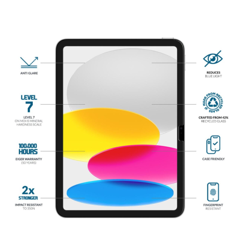 Eiger Folie Sticla Mountain Blue Glass GRS iPad 10.9 inch (10th generation) [1]
